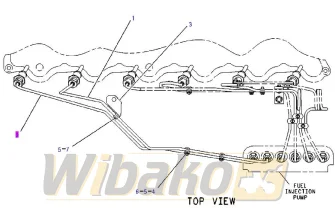 Przewód paliwowy Caterpillar 3306 4P-9386