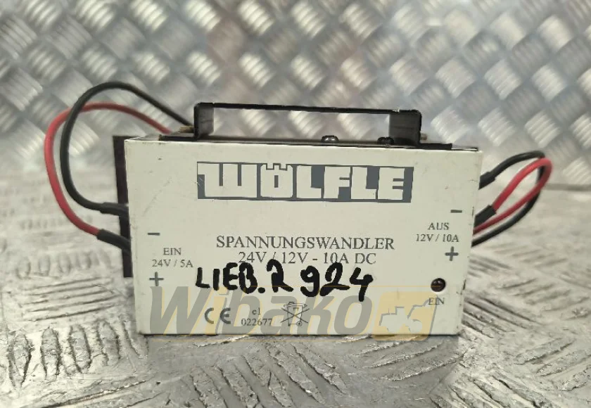 Przetwornica WÖLFLE 24V / 12V - 10A DC 022677 – używany