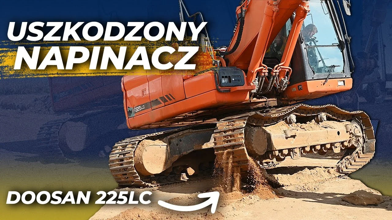 Wymiana napinacza w koparce Doosan DX 225LC