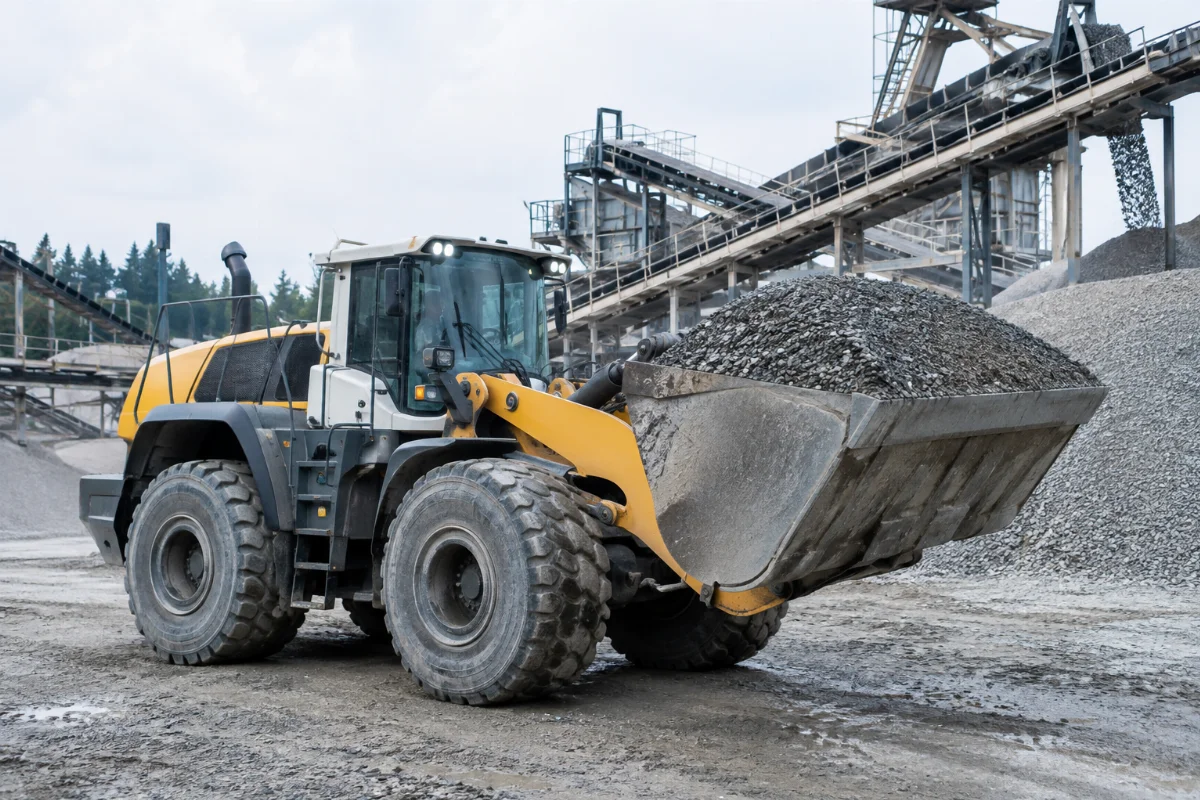 Duża ładowarka kołowa Liebherr L576