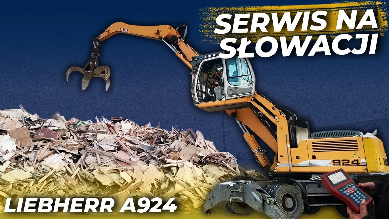 Jak prawidłowo zamontować pompę hydrauliczną w koparce Liebherr A924?