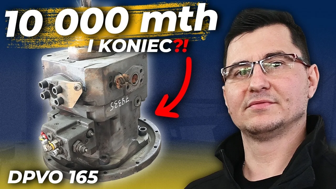 Jak często serwisować pompy w koparkach? Co ulega awarii? - DPVO 165