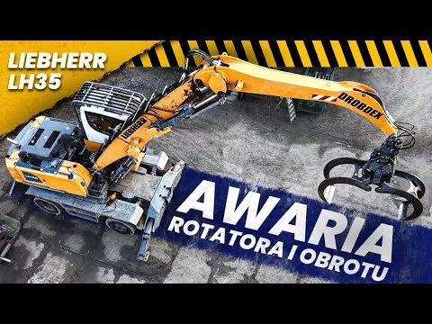 Awaria Obrotu i Rotatora w Liebherr LH35 - Diagnostyka i Naprawa Krok po Kroku