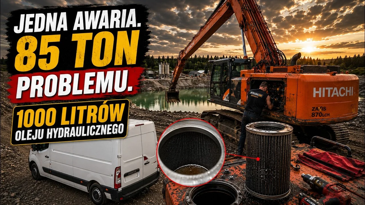 Jedna mała rzecz zatrzymała 85-tonowego giganta. Jak to znaleźliśmy? Hitachi 870