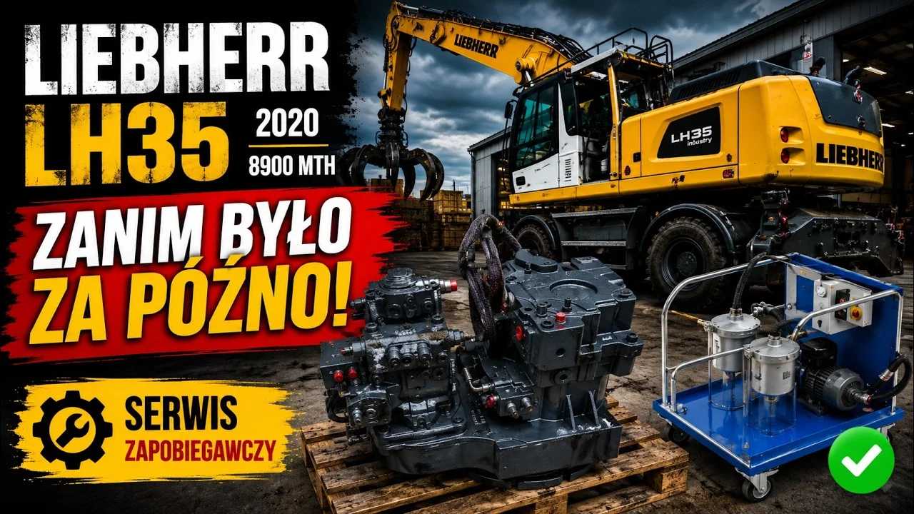 8900 motogodzin i decyzja, która uratowała maszynę | Liebherr LH35