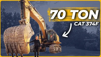 Jak Przebiegła Naprawa 70 Tonowego Kolosa? Caterpillar 374F
