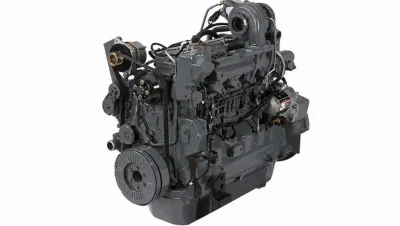 Remont silnika John Deere 6068HT082 w kombajnie T550