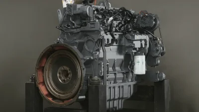 Naprawa silnika Deutz TCD2013 L06 2V w rozkładarce asfaltu Dynapac F121C