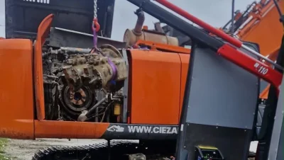 Serwis koparki Hitachi ZX350LC-3 – niskie ciśnienie pomp P1 i P2