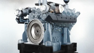 Remont silnika Liebherr D9508 A7 w żurawiu LTM 1500-8.1: Proces i testy na hamowni