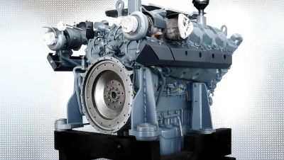 Remont silnika Liebherr D9508 A7 w żurawiu LTM 1450-8.1