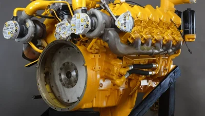 Remont silnika Liebherr D 9408 TI-E w żurawiu LTM 1800