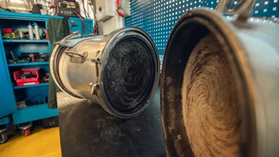 Czyszczenie filtra DPF w koparce Volvo EC240B