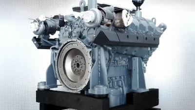 Remont silnika Liebherr D9508 A7 w żurawiu gąsienicowym HS 855 HD
